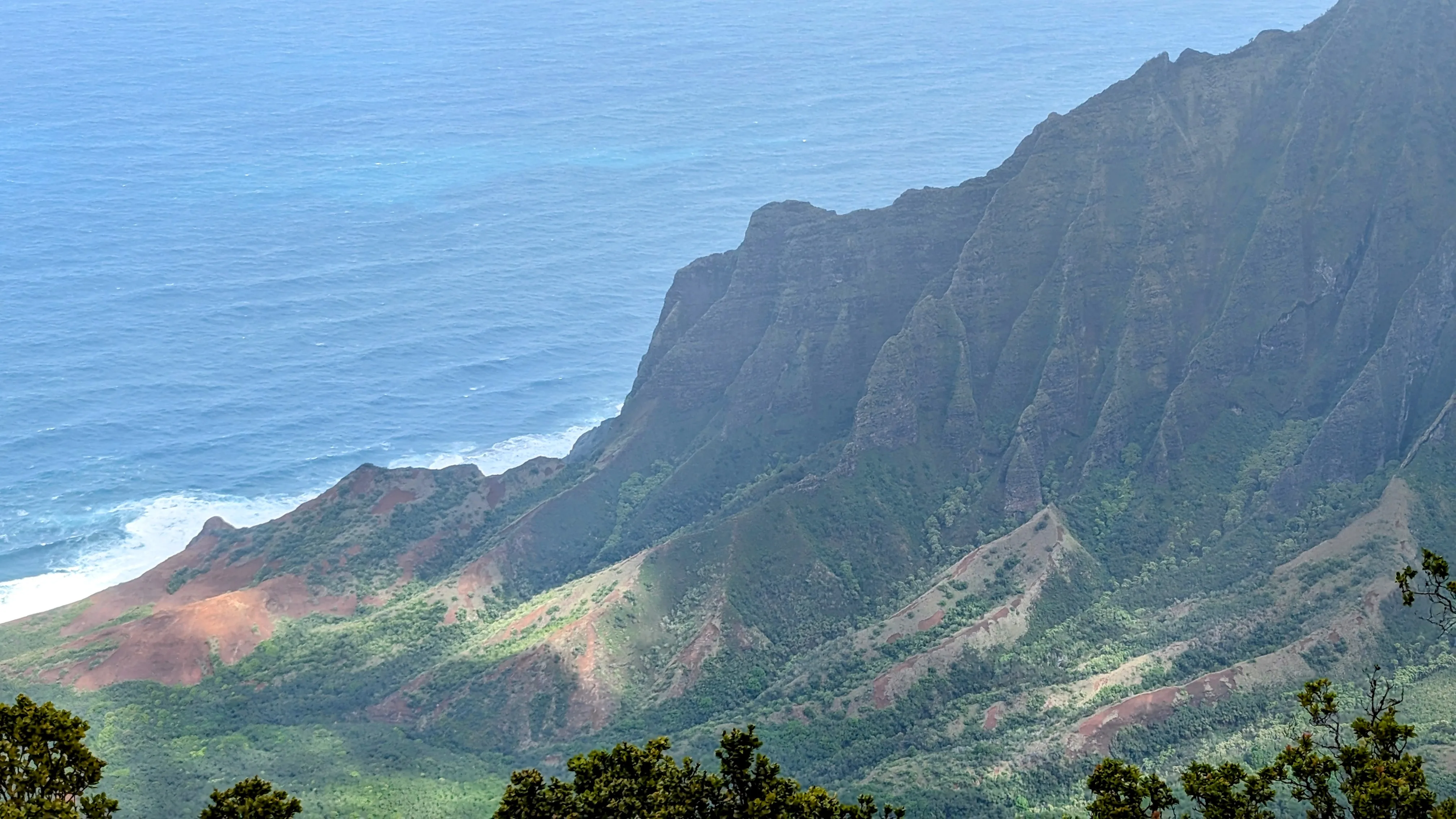 Where Waimea Canyon meets the sea