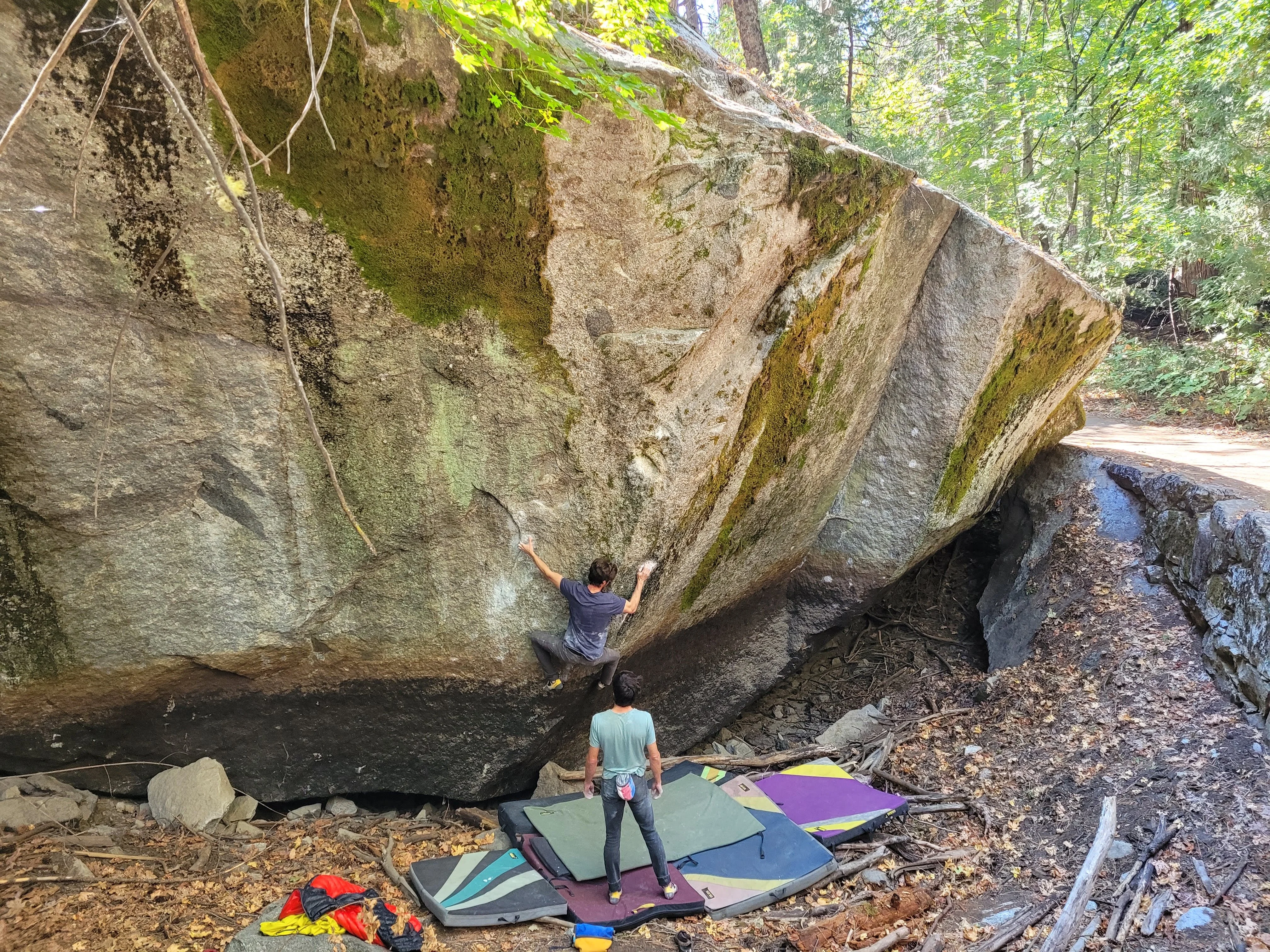 Diesel Power Boulder in Camp 4