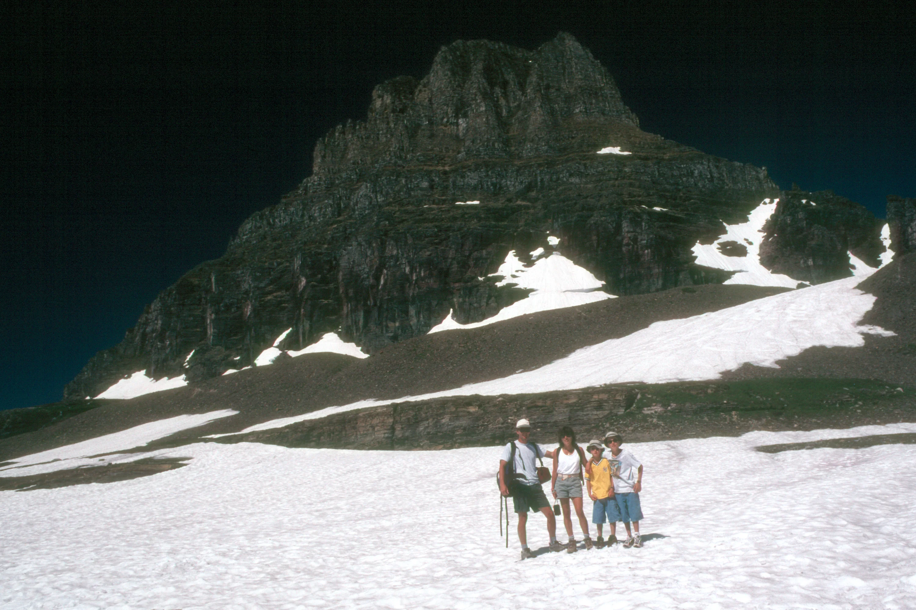 Family at Logan Pass
