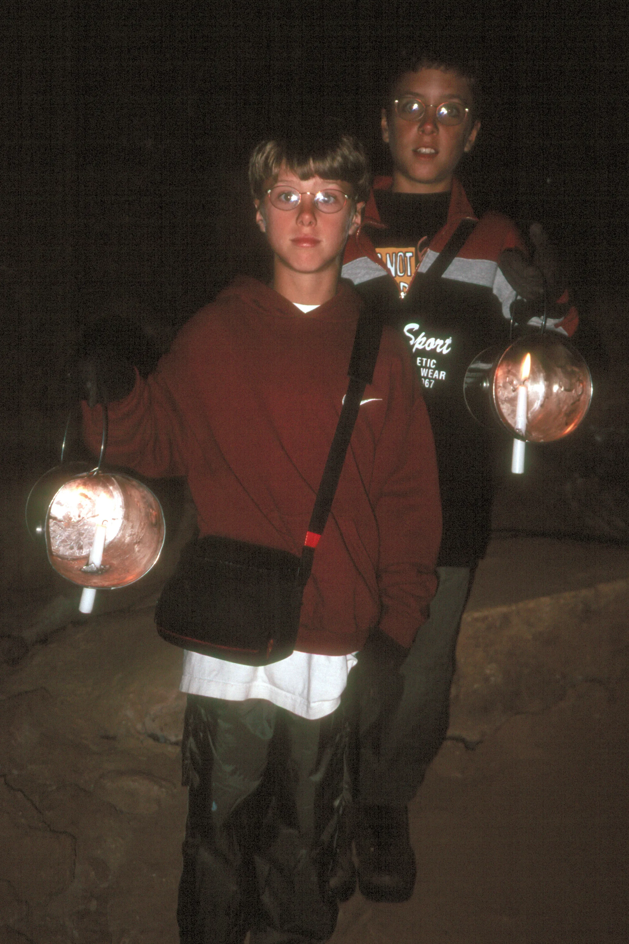 Boy's on Candlelight Cave Tour
