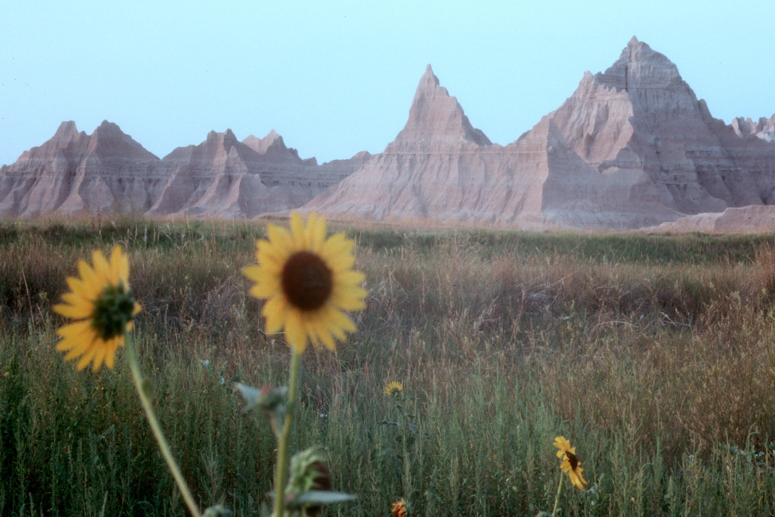 Badlands sunset