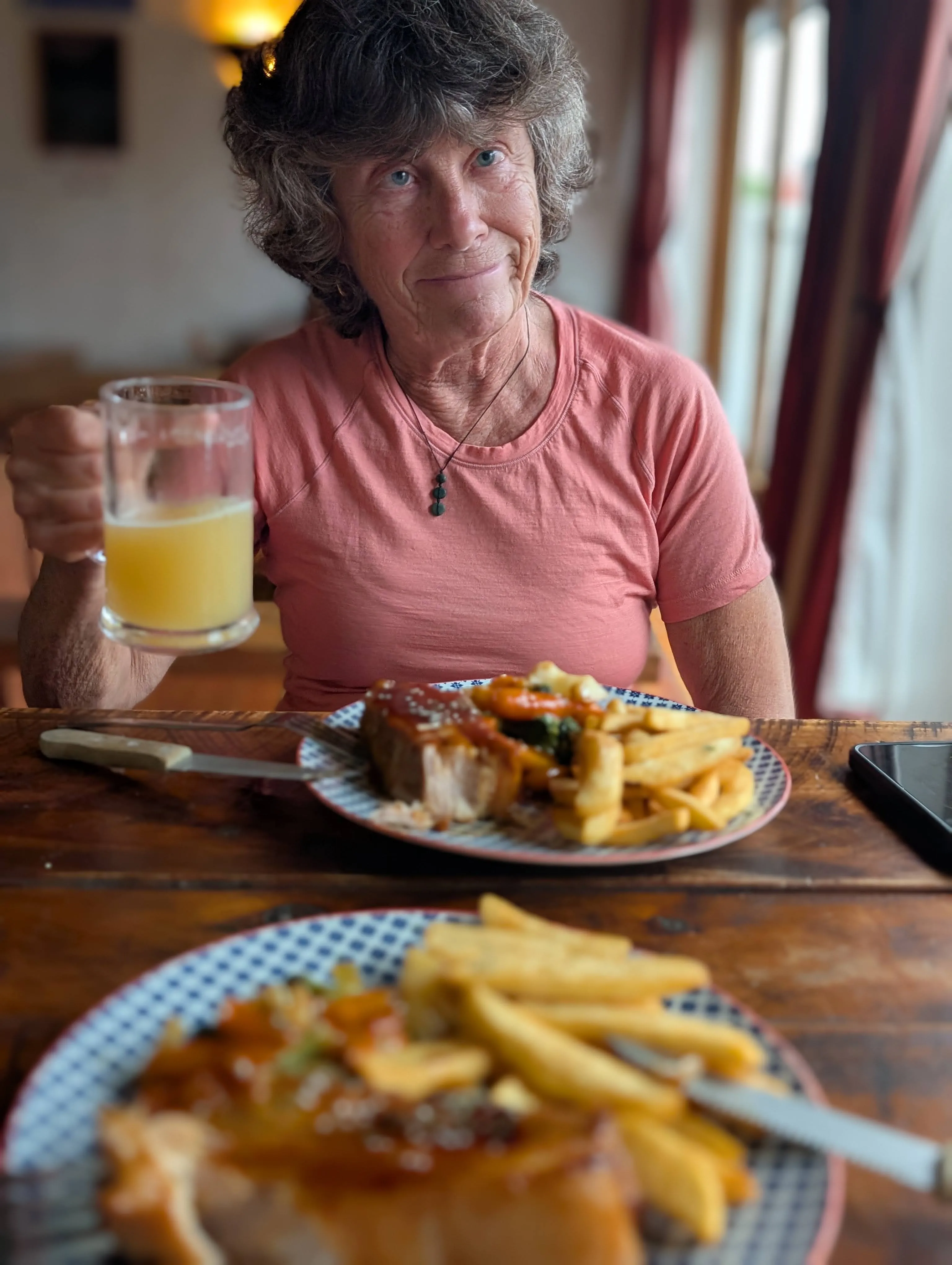 Lamb Shank at the Crafty Trout Brewery