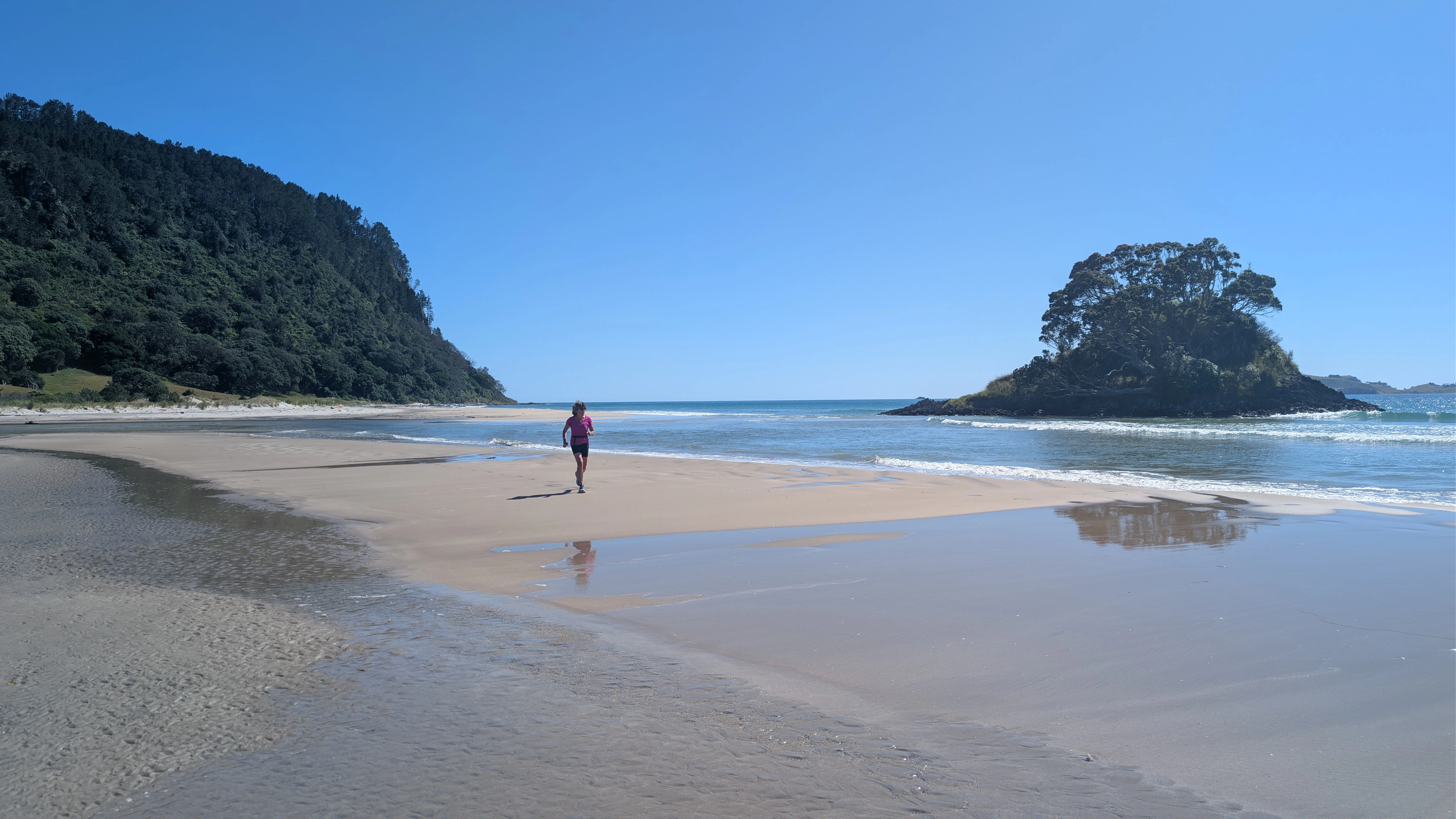 Morning run to Ohui Inlet