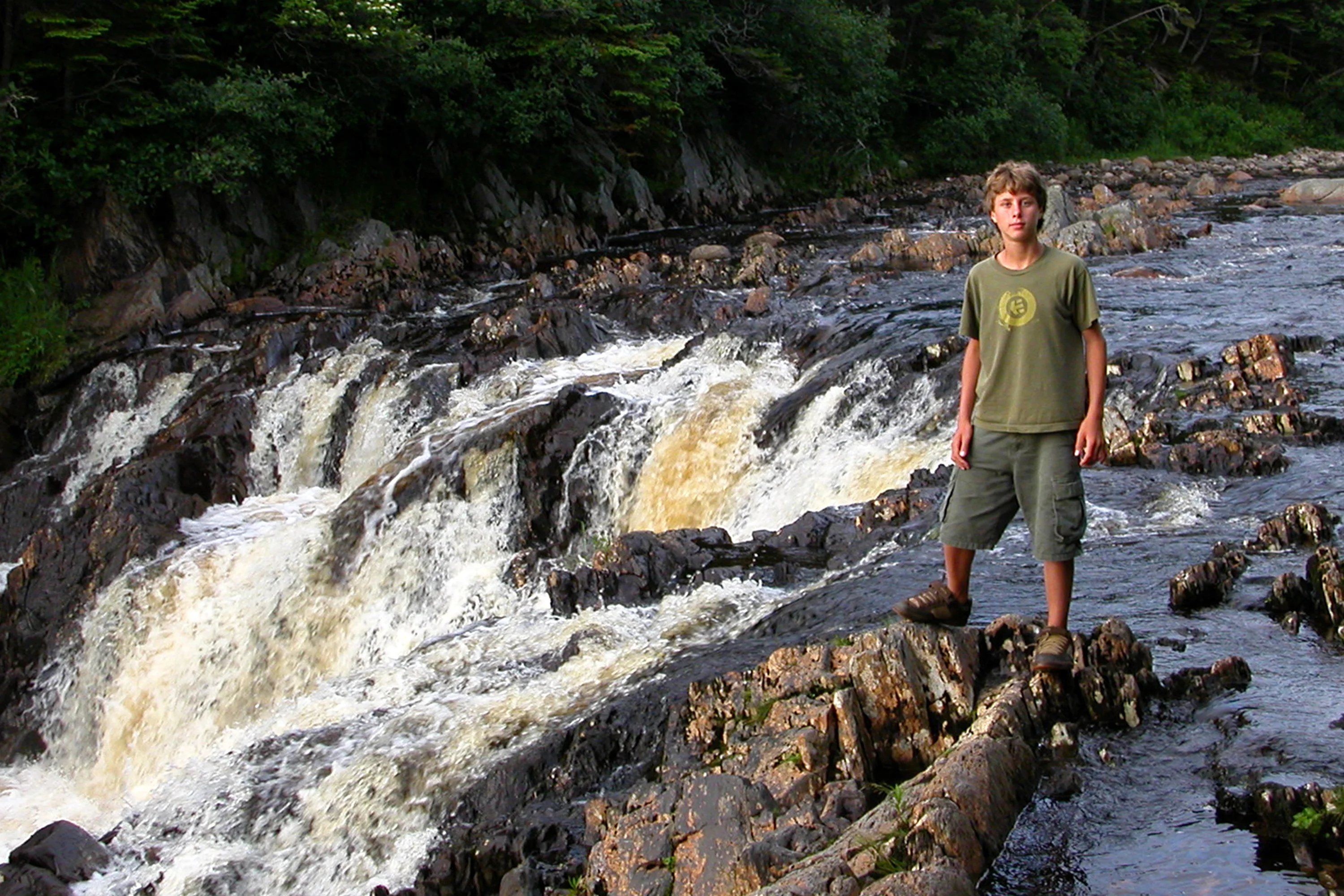 Birthday Boy Tommy on Little Barachois River