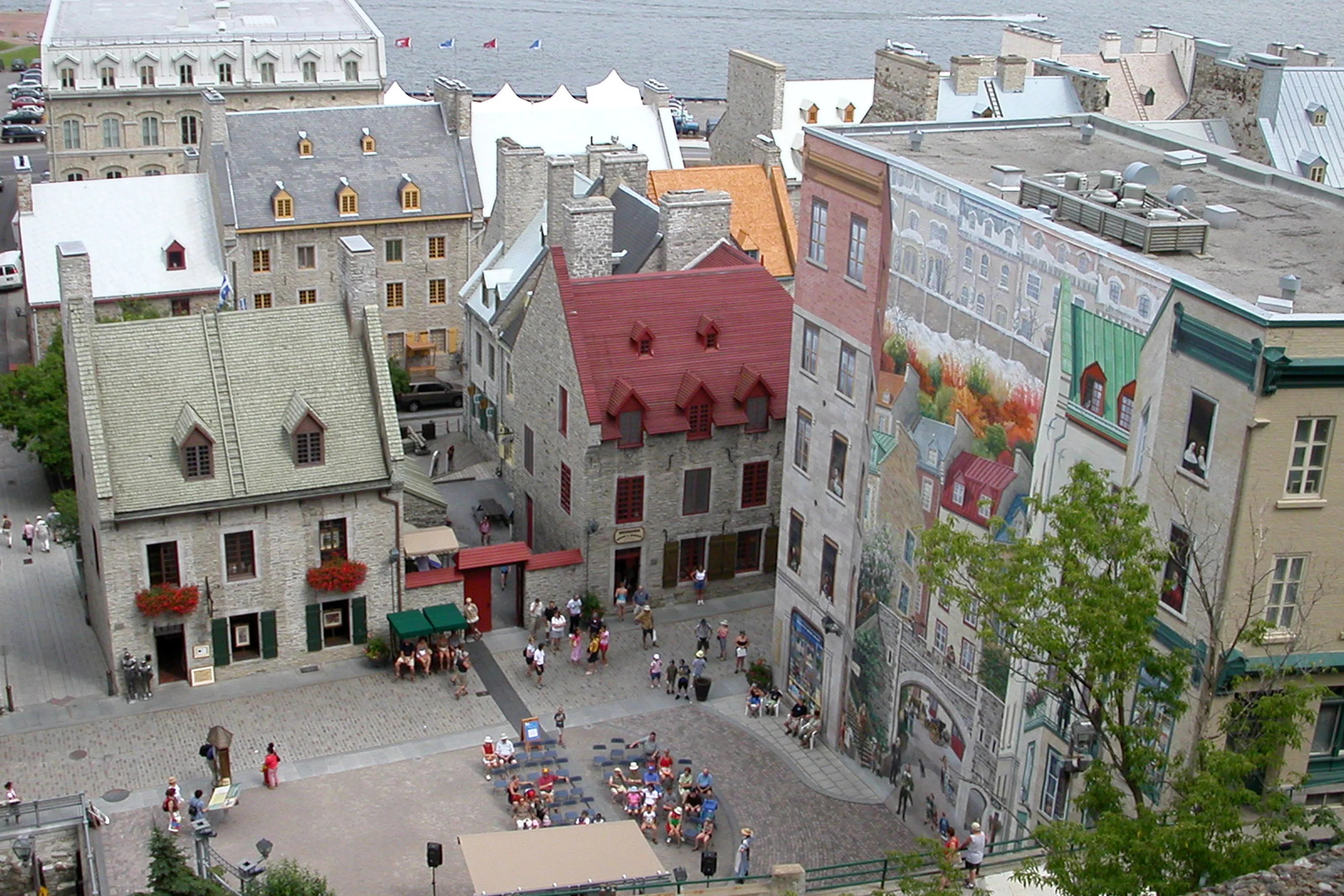 Quebec City Faux Buildings
