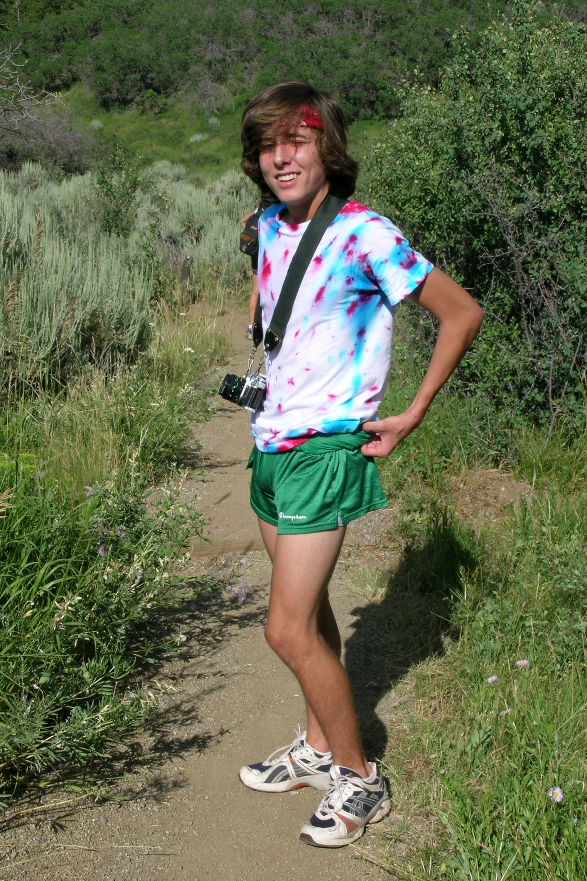 Andrew ready to hike!