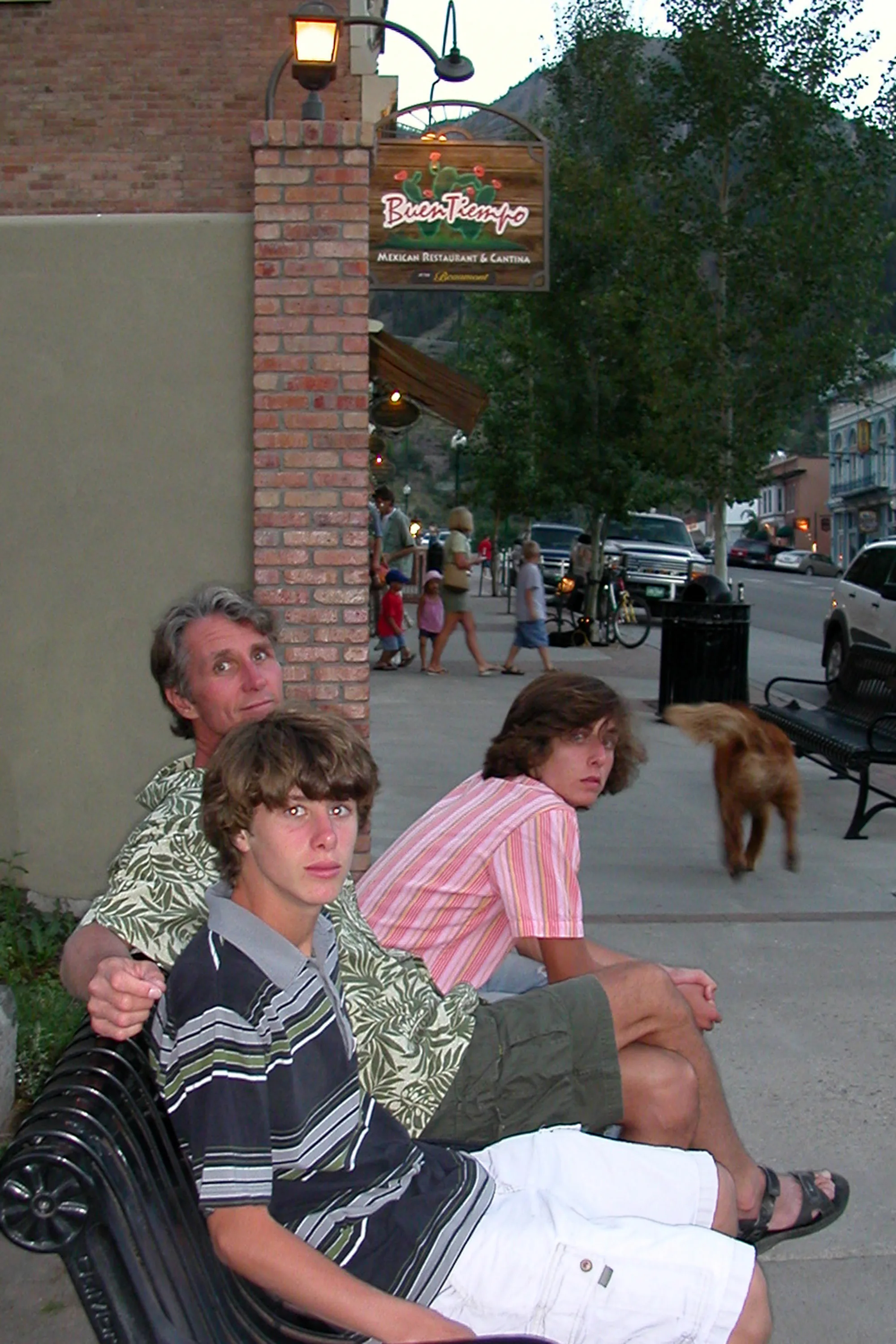 Andrew's photo of gang in front of Seamen's Bethel