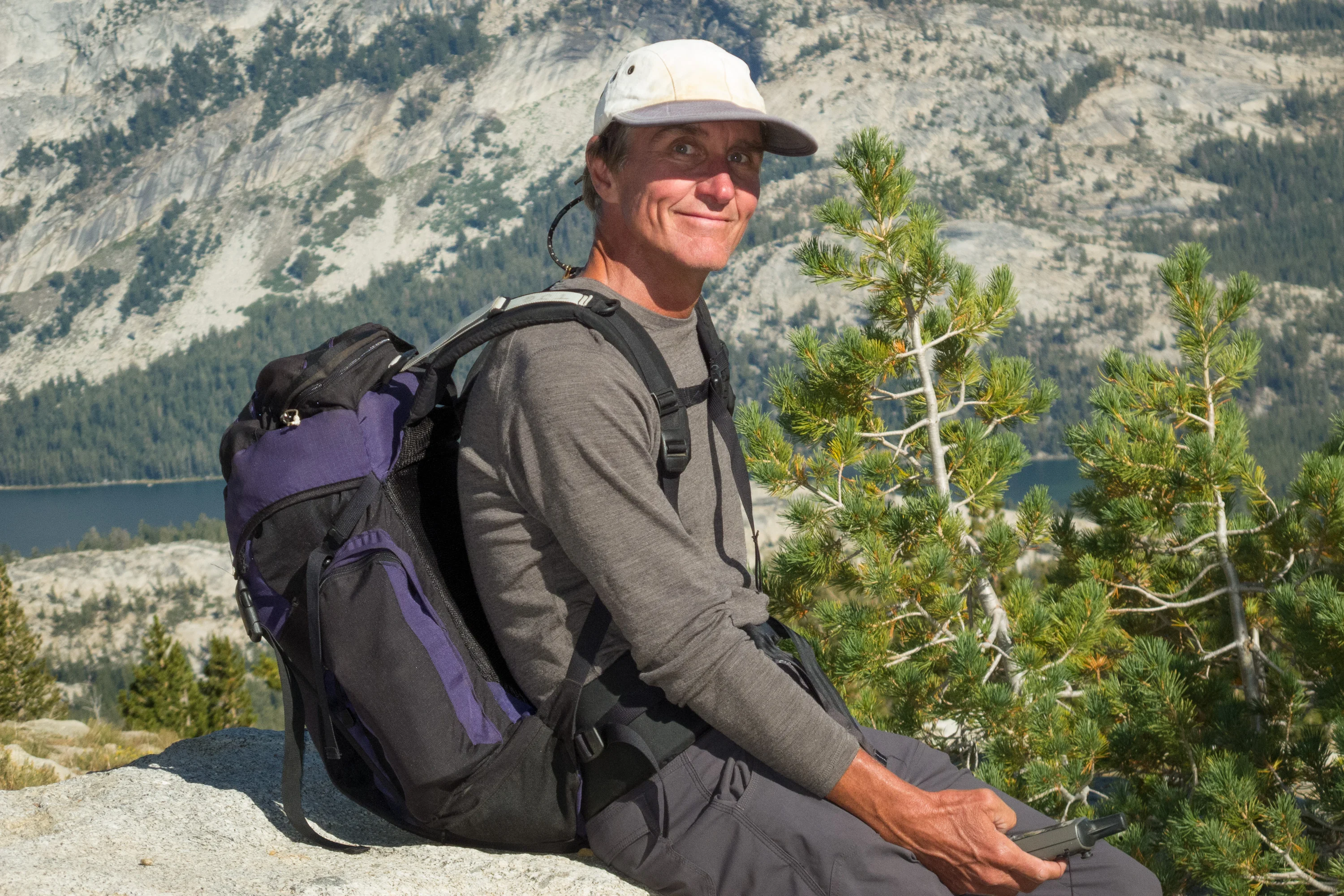 Herb on Mount Hoffman Hike