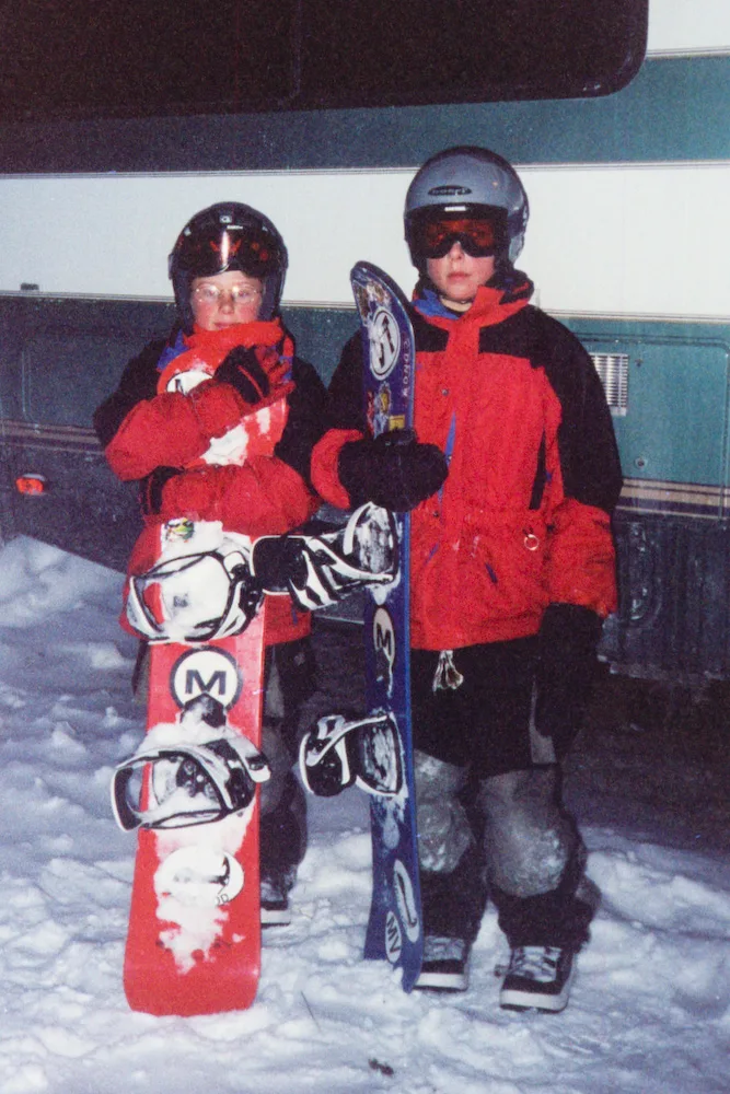 November Birches with Half Dome