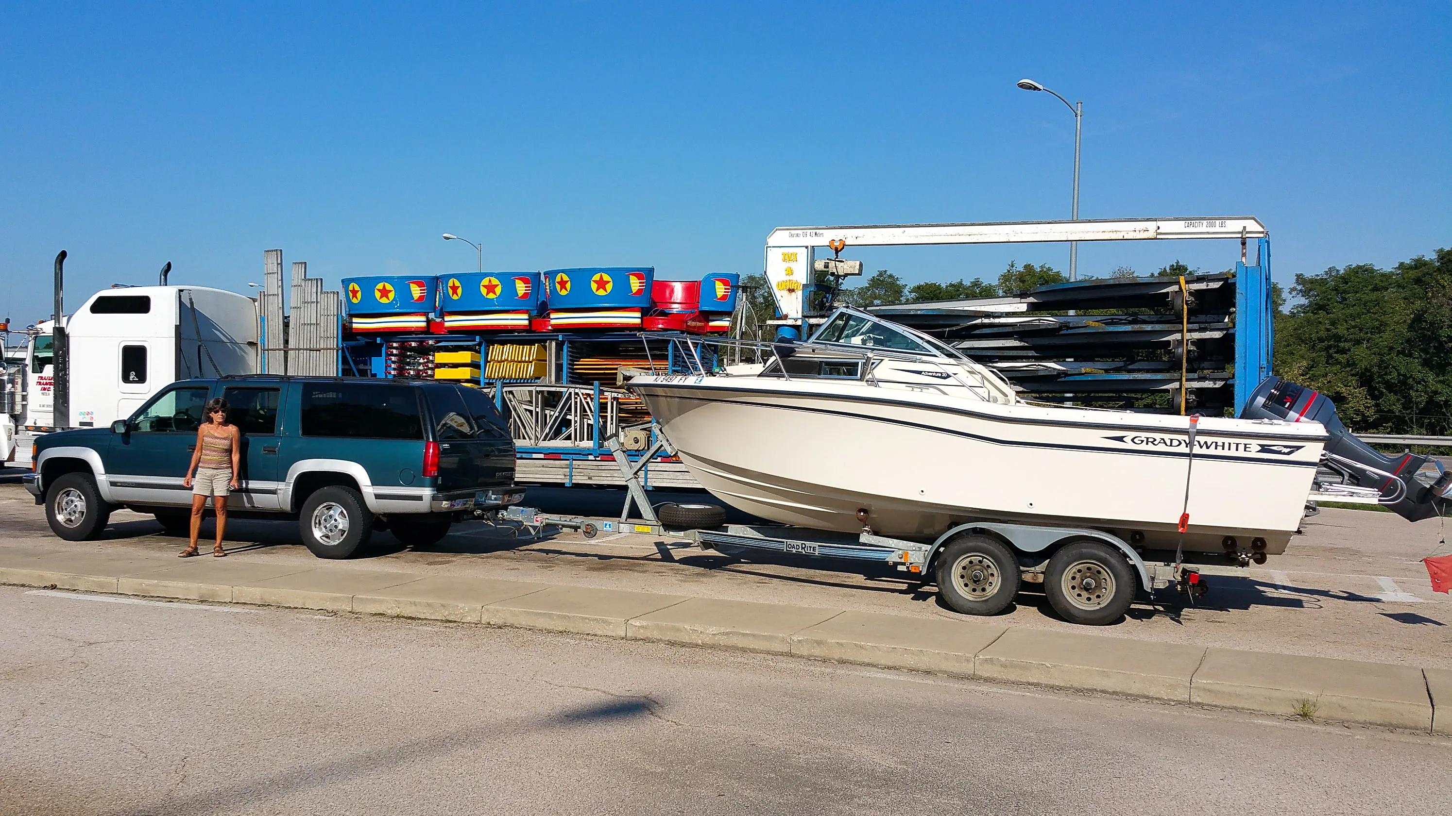 The first of many many truck stops