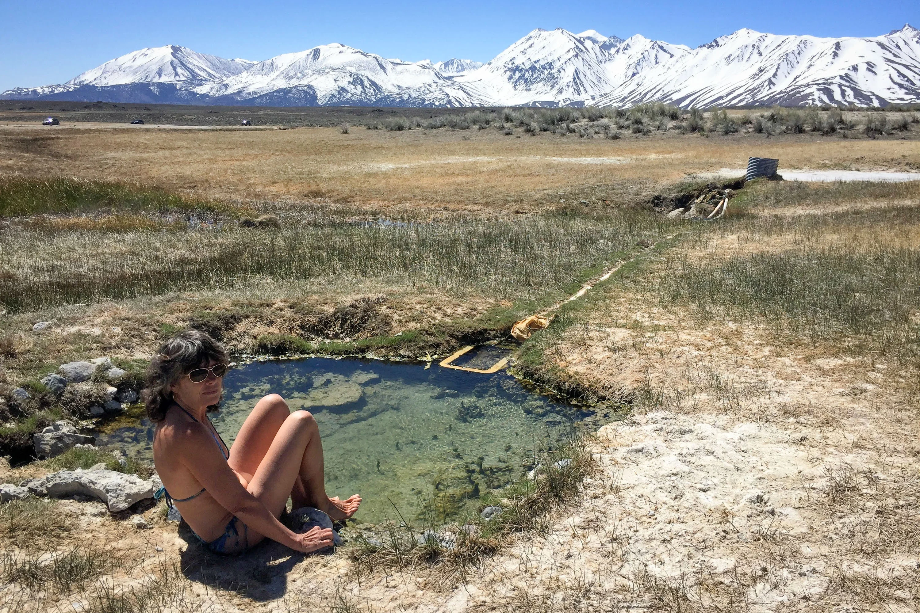 Testing the Waters in Alkali Lake Hot Spring