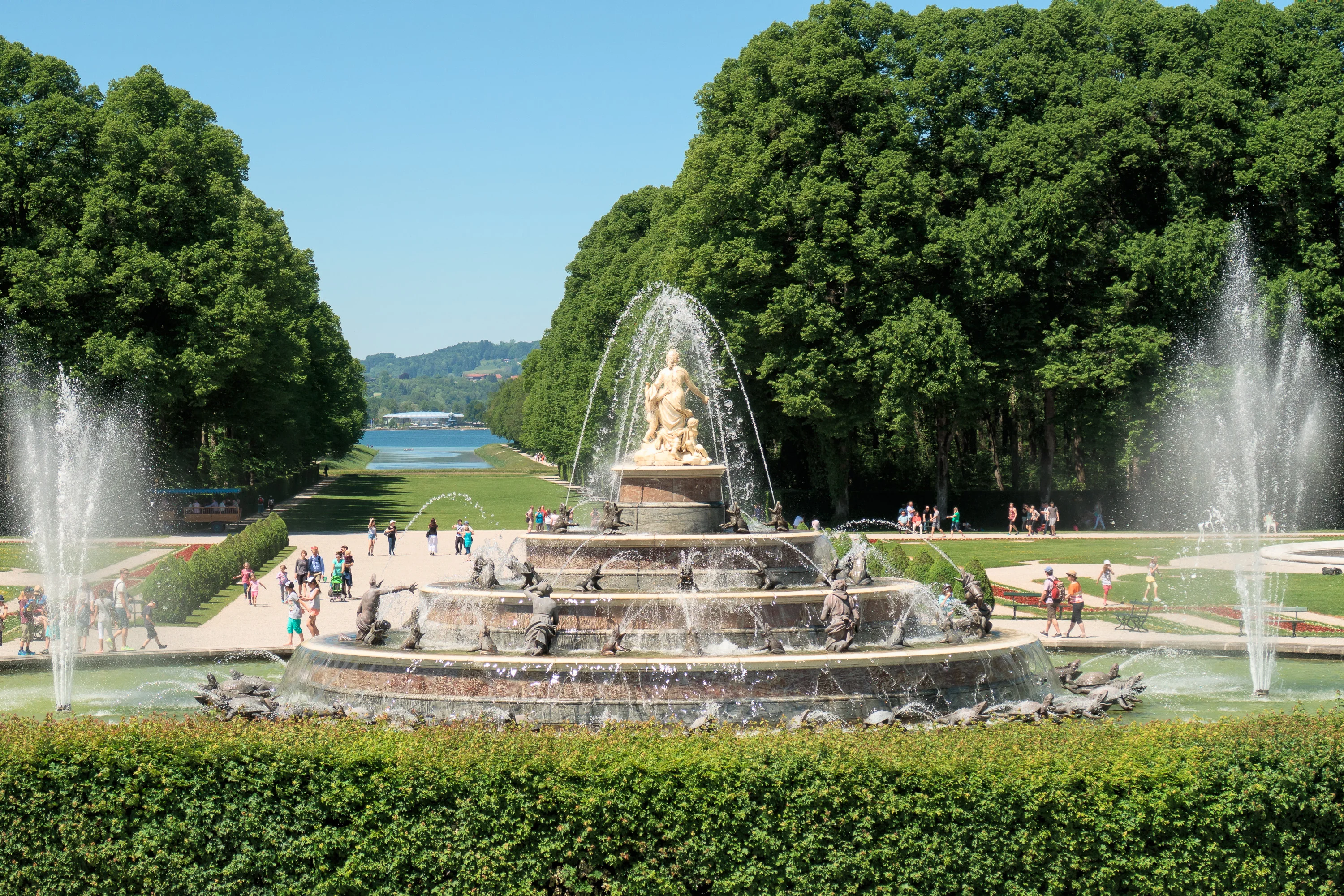 Gardens at Schloss Herrenchiemsee