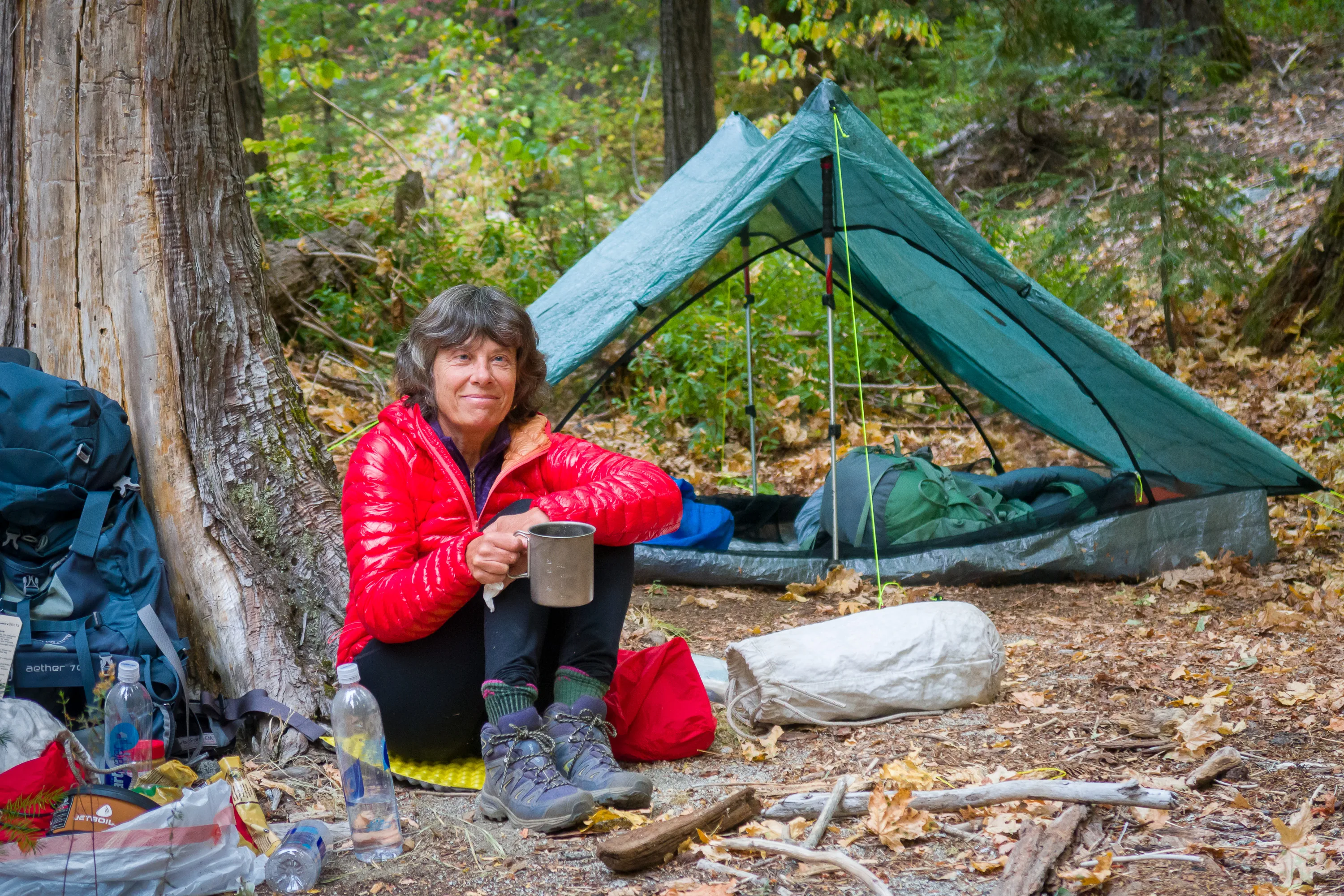 Our campsite at the Sinks