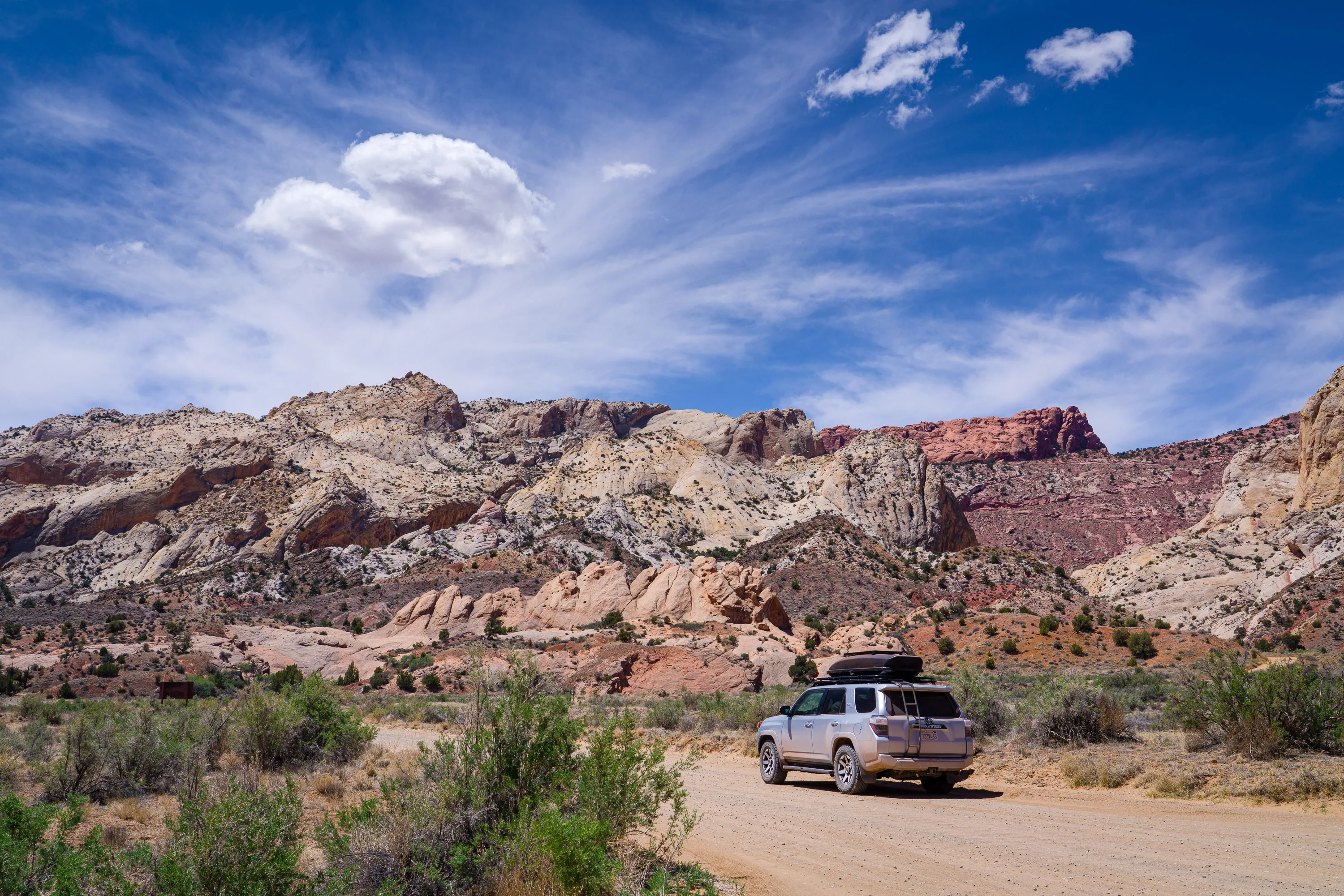 Along the Notom Bullfrog Road