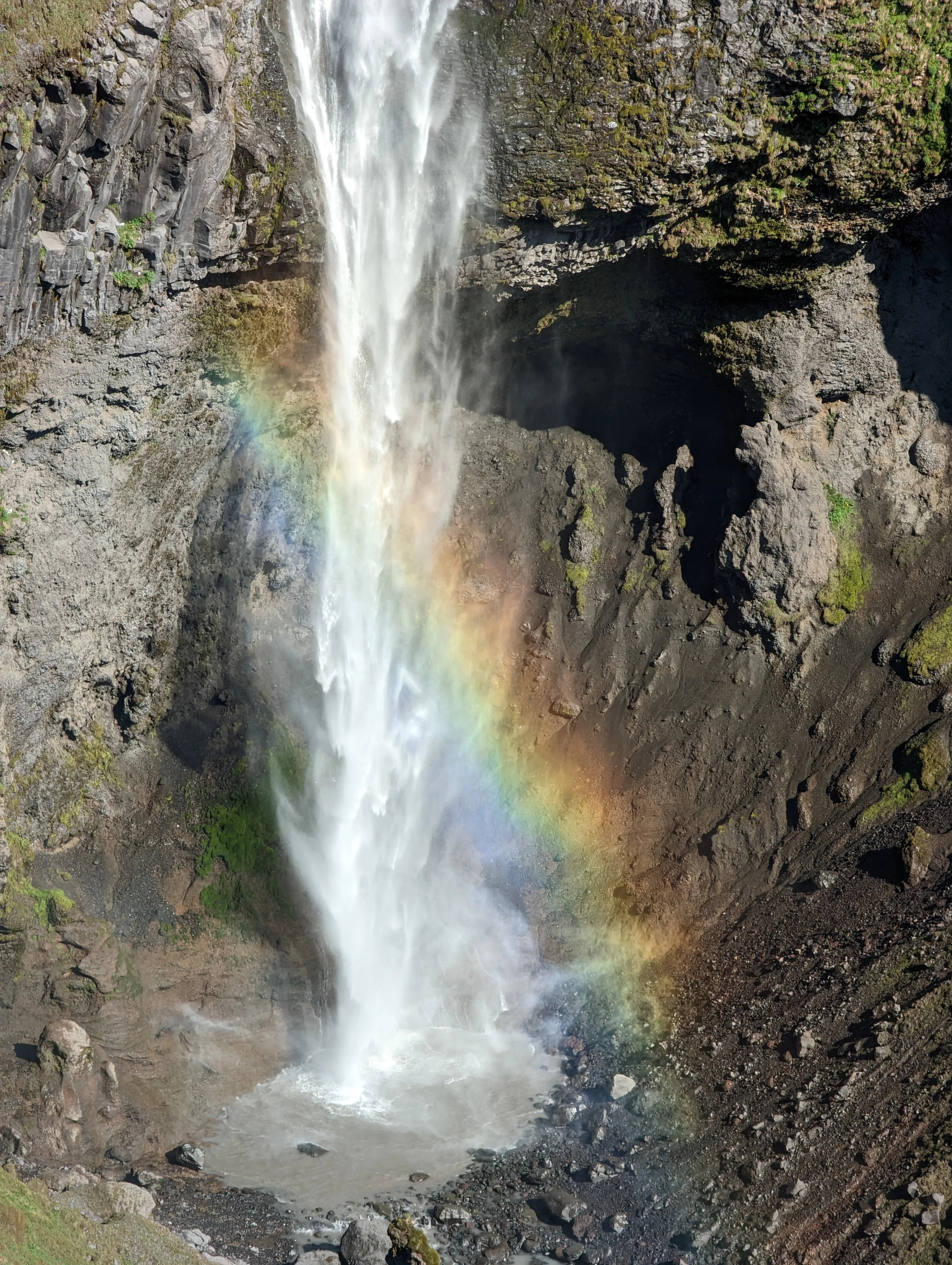 Rainbow over Hangandifoss
